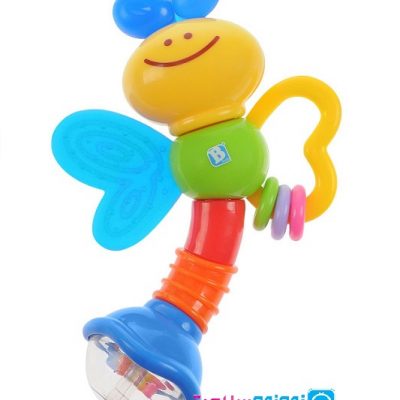 جغجغه بی کیدز B kid's مدل Rattle And Teether Love Bug