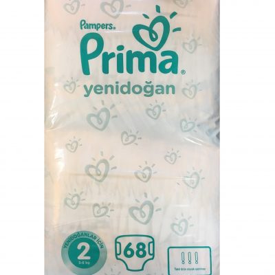 پوشک پریما پمپرز ترک سایز 2(68تایی)Prima Pampers