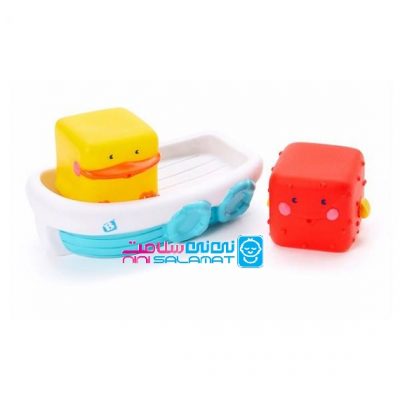 عروسک حمام بی کیدز B kid's مدل Stack N Float Bath Set