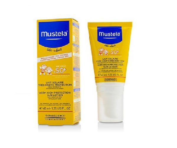 لوسیون ضد آفتاب با قدرت پوشانندگی بسیار بالا موستلا mustela