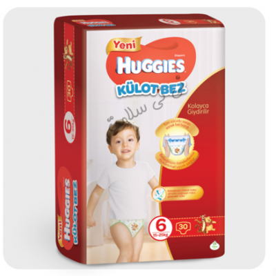 پوشک شورتی بچه هاگیز سایز 6 huggies