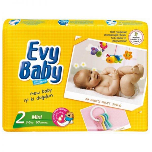 پوشک اوی بیبی evy baby سایز 2