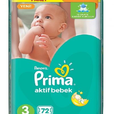 پوشک پریما پمپرز ترک سایز3 (72تایی) Prima Pampers