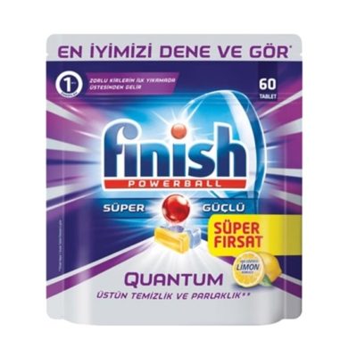 قرص ماشین ظرفشویی کوانتوم فینیش ۶۰ عددی finish