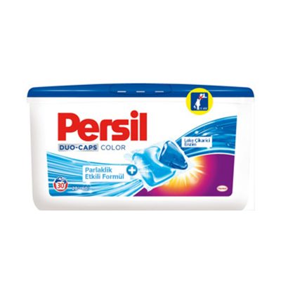 کپسول ژله ای 2 قلوی ماشین لباسشویی مخصوص لباس های رنگی پرسیل persil