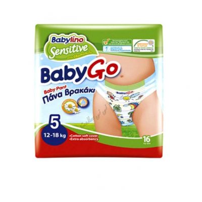 پوشک شورتی BabyGo سایز5 ضدحساسیت بیبی لینو