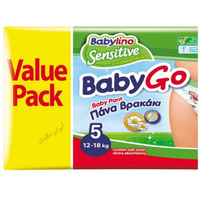 پوشک شورتی BabyGo سایز5 ضدحساسیت بیبی لینو