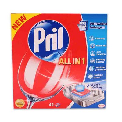 قرص ماشین ظرفشویی پریل همه کاره all in 1 pril