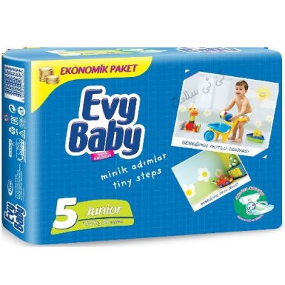 پوشک اوی بیبی سایز 5 evy babay