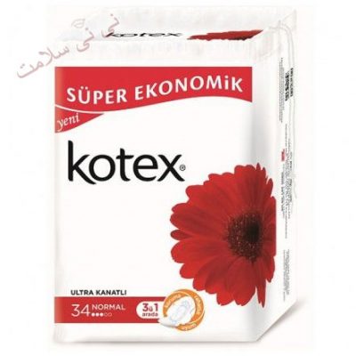 نوار بهداشتی بالدار ترک سایز نرمال kotex