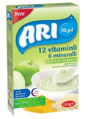 سرلاک آری فرنی برنج همراه سیب Ari سرلاک آری فرنی برنج همراه سیب Ari