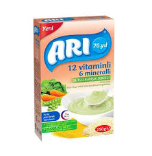 سرلاک آری فرنی برنج و مخلوط سبزیجات Ari