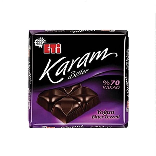 شکلات تلخ 70% اتی کارام  Eti Karam