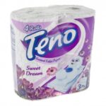 دستمال توالت معطر تنو رویای شیرین سه لایه (4 رول)