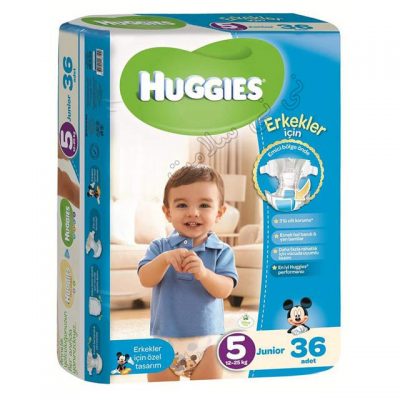 پوشک بچه هاگیز پسرانه سایز 5 Huggies