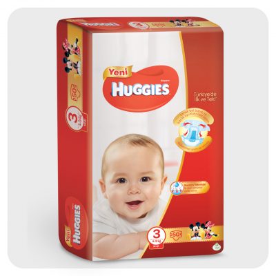 پوشک هاگیز قرمز سایز 3 huggies