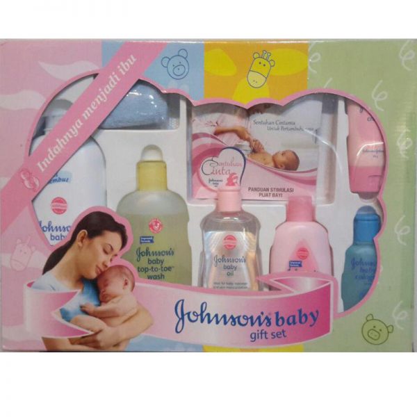 ست کادویی وسیسمونی بهداشتی نوزاد جانسون johnson's