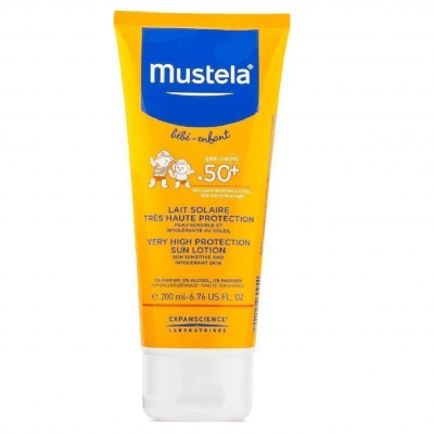 لوسیون ضد آفتاب با قدرت پوشانندگی بسیار بالا موستلا mustela