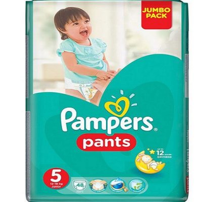 پوشک پمپرز شورتی لهستان سایز 5 (48 عددی) pampers