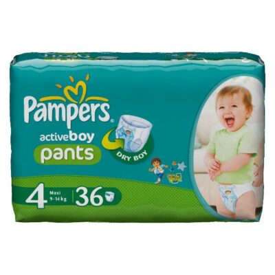 پوشک بچه شورتی پریما پمپرز سایز 4 پسرانهpampers prima