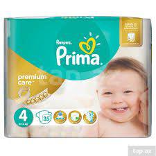 پوشک پریما پمبرز ضد حساسیت لهستان سایز 4 prima pampers