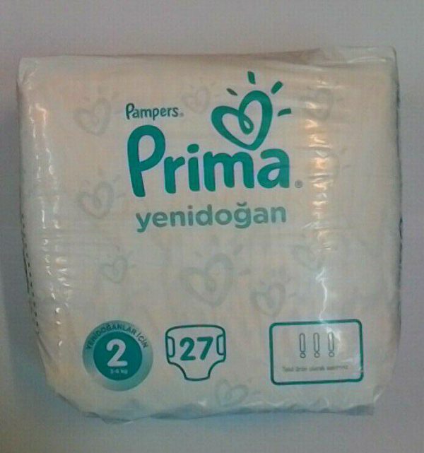 پوشک پریما پمپرز ترک سایز 2(27تایی)Prima Pampers