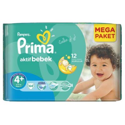 پوشک بچه پریما پمپرز ترکیه سایز +Pampers Prima 4