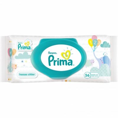 دستمال مرطوب درب دار نوزاد و بچه پریما پمپرز Pampers Prima ضد حساسیت sensitiv