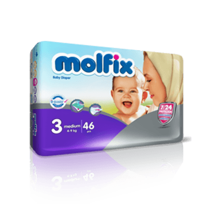 پوشک دوقلو مولفيکس molfix سايز 3