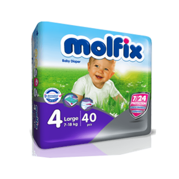 پوشک دوقلو مولفيکس molfix سايز 4