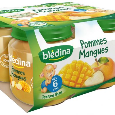 پوره سیب و انبه بلدین bledine
