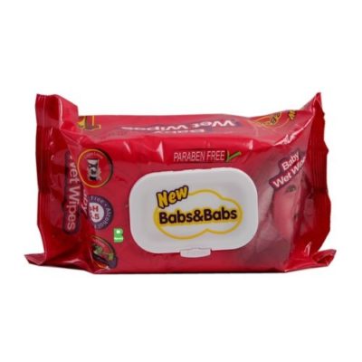 دستمال مرطوب کودک 120 تایی بابز اند بابز Babs and Babs