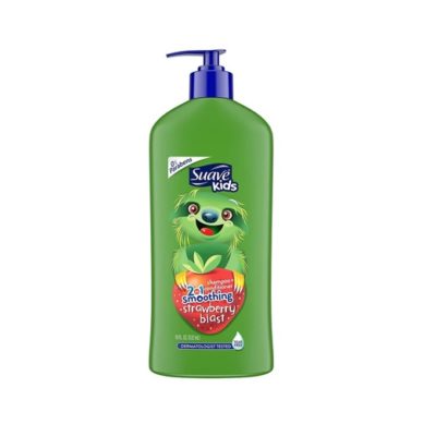 شامپو سر بچه ۵۳۲ میل ۲ در ۱ با رایحه توت فرنگی سواو Suave