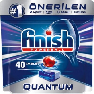 قرص ماشین ظرفشویی کوانتوم ۴۰ تایی فینیش (Finish)