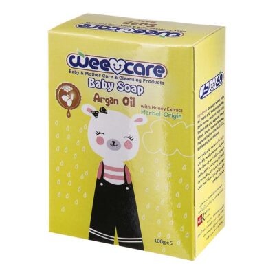 صابون بچه حاوی روغن آرگان ۱۰۰ گرمی wee care