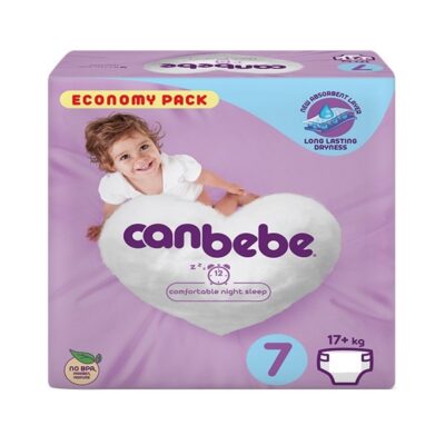 پوشک جان به به سایز ۷ (20 عددی) canbebe