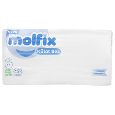 پوشک شورتی مولفیکس سایز ۶ (۴۳عددی) Molfix ترکیه