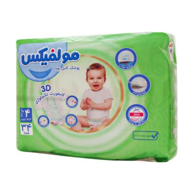 پوشک مولفیکس ایرانی سایز 4 (34 عددی) Molfix