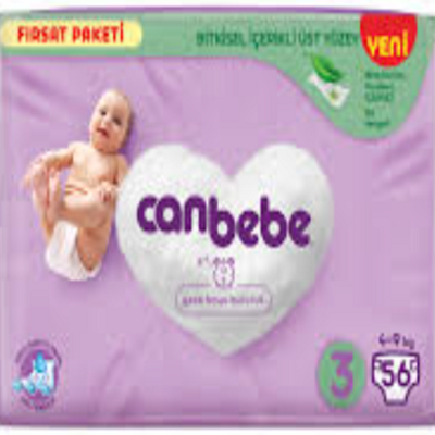 پوشک جان به به سایز۳ (۵۶ عددی) canbebe